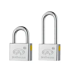 YAHUAN Custom Size Pvc Cover Padlock Customized Combination Multiple Color Anti-Theft Lock With High Quality