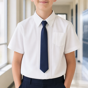 Chemises blanches pour garçons et filles, uniformes scolaires, chemises d'uniforme scolaire blanches pour enfants - Product Image 5