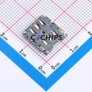 SIM303-FWB7AH1.5 <b>SIM</b> <b>Card</b> Connector SMD Connector Flip Cover Type Nano <b>SIM</b> <b>Card</b> <b>Card</b> <b>Holder</b> 1.5mm - Product Image 2