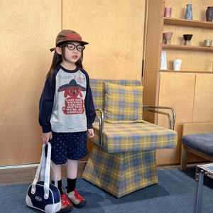 Abbigliamento per Bambini 2026, <span class=keywords><strong>Pantaloncini</strong></span> Estivi Stile Coreano a Vita Alta con Elastico in <span class=keywords><strong>Cotone</strong></span>, per Ragazzi e Ragazze - Product Image 1