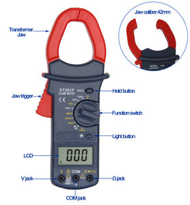 Digitales Klemm messgerät DT201F - Product Image 5