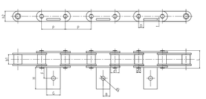 Cadenas de repuestos agrícolas para transportador de madera - Product Image 2
