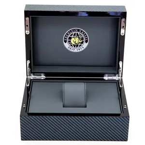 New Design Carbon Fiber Wooden Watch Box High End Luxury Brand Watch Box Wholesale