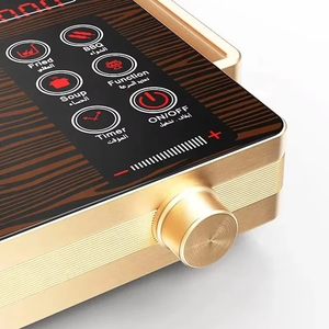 Table de cuisson électrique portable DON FELIZ 2200W, surface en aluminium métallique, céramique lisse, 4 kg, usage domestique, modèle SK3576 - Product Image 4