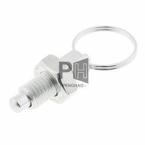 M6 M8 M10M12ロックリングピンスチールハンドリトラクタブルスプリングプランジャーレストポジションインデックスプランジャーピン - Product Image 2