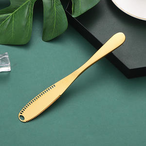 Couteau à fromage en acier inoxydable, couteau à beurre à bord dentelé, outil de coupe, cuchillo, <span class=keywords><strong>pour</strong></span> la maison, la cuisine, le restaurant, le service à table - Product Image 1