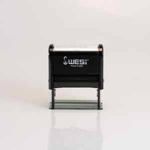 Tampon en caoutchouc auto-encreur 22*58mm Tampon <span class=keywords><strong>WES</strong></span> Plastique Utilisation de bureau Cachet Dateur - Product Image 2