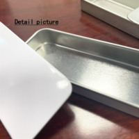 Mini boîte coulissante en fer blanc 80*34*12mm pour sucre, chewing-gum, chocolat et stockage alimentaire, écologique