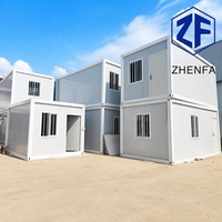 Unité de logement modulaire en acier préfabriquée de 20 pieds avec chambre et cuisine pour base d'approvisionnement de plateformes pétrolières