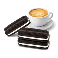 Novasnax Biscuits crémeux à saveur de yaourt Collations saines avec goût sucré Sandwich croustillant au glucose Biscuits Boîte Sac Emballage