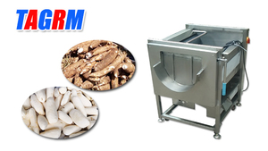 Trong Kho Điện Thép Không Gỉ Tắn Manioc Mandioca Sắn Peeler Vắt Tay Slicer Cắt Tmẻ Lưới Máy - Product Image 5