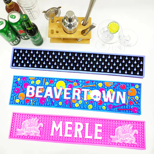 Tapete de Barra de Goma Suave con Logotipo Personalizado, Tapete de PVC para Barra, Tapetes de Mostrador para France Max & Jack's Kulmbacher J & G Stewart - Product Image 6