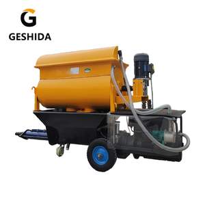 Hoogwaardige Vliegtuig Meng-En Sproei-Eenheid Voor Diesel Betonmortel, Witte <span class=keywords><strong>Cement</strong></span> Mortel Spuitmachine Te Koop - Product Image 6