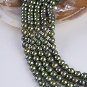 Perles d'eau douce naturelles en gros, 1,5-1,8 mm, ultra petites, perles à percer, accessoires de collier semi-finis, perles en vrac - Product Image 3