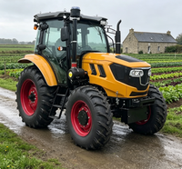 Tracteur agricole multifonctionnel diesel haute puissance, 120 ch, 4 roues motrices, 4x4, grande capacité, robuste