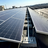 Support de montage photovoltaïque pour carport solaire galvanisé à chaud, cadre de panneau solaire étanche pour auvent de stationnement domestique