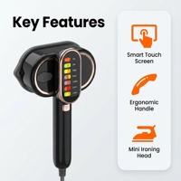 Nouveau modèle de défroisseur vapeur portable, fer à repasser électrique rotatif 1300W, pliable, 160ml, pour la maison et l'hôtel