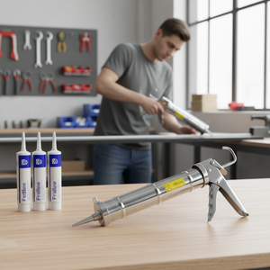 Pistola per Sigillante in Vetro a Prezzo di Fabbrica, Manuale e Salva-<span class=keywords><strong>Lavoro</strong></span> per Costruzioni, Ristrutturazioni e Fai-da-Te - Product Image 1