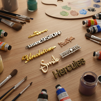 Broches personnalisées, étiquettes métalliques, autocollants logo pour accessoires vestimentaires de luxe, artisanat métallique et flacons de parfum