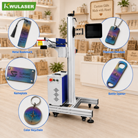 Machine de marquage laser à fibre industrielle JPT MOPA M7 pour marquage couleur, aluminium noir, acier inoxydable, bijoux, pièces de cadeaux