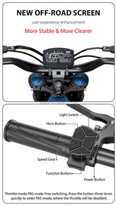 1200W 48V電動マウンテンバイク 大人用電動自転車 アウトドア探検ライド用 - Product Image 6