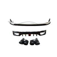 Kit carrosserie complet (lèvre de pare-chocs avant, diffuseur arrière, aileron de coffre, échappement) pour Jetour X70 Plus 2021-2024 - Accessoire de tuning