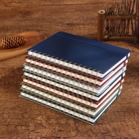 Carnet à spirale A5 en gros avec couverture en papier, 80 feuilles, pour étudiants, bureau, cadeau, fabriqué en Chine