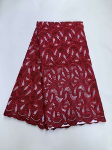 Nouveau tissu en dentelle suisse de haute qualité pour vêtements, tissu en dentelle africaine 100% coton, tissu en dentelle suisse pour l'Autriche - Product Image 1
