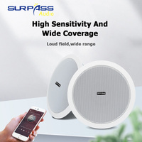 Haut-parleur encastré au plafond sans fil Bluetooth BT510 SURPASS 6,5 pouces, son stéréo home cinéma