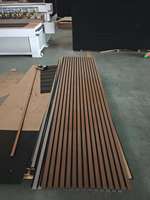 Panneaux acoustiques insonorisants modernes en placage de bois pour hôtels, écoles, maisons, salons, chambres et cuisines