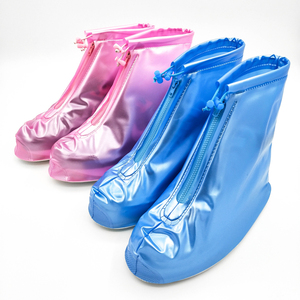 Impermeabile Riutilizzabile Antipioggia Antiscivolo <span class=keywords><strong>In</strong></span> Gomma Del <span class=keywords><strong>Silicone</strong></span> Calzini Pioggia Copriscarpe Protezioni per Esterno - Product Image 1