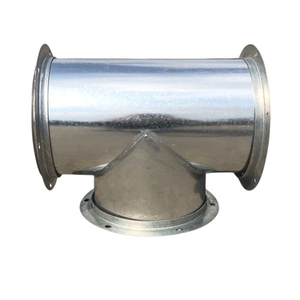 בגדלים מרובים מתכת עגול צינור פחמן פלדה מגולוון פלדה ספירלית אוורור צינור אוויר צינור מערכת hvac - Product Image 2