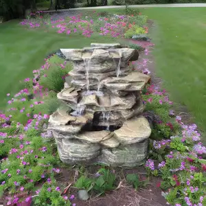 Новый cascadia фонтан воды оптом для украшения сада