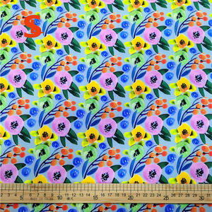 ผ้าป๊อปลินทอจากฝ้ายออร์แกนิก Liberty ลายพิมพ์ดอกไม้เรียบง่าย สำหรับชุดเดรสและชุดลำลองสำหรับเด็กผู้หญิง - Product Image 3