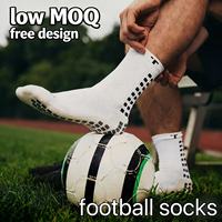 Chaussettes de football personnalisées avec grip antidérapant et semelle rembourrée, chaussettes de football haute performance pour les matchs et l'entraînement