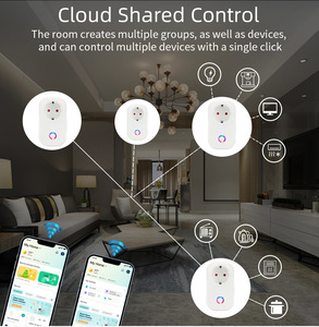 Enchufe Inteligente WiFi con Monitor de Energía y Temporizador, Resistente a Manipulaciones IP44, Compatible con Google Home y Alexa, Estándar Estadounidense - Product Image 4