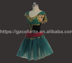 Abito da ballo da ragazza con abito da <span class=keywords><strong>bambina</strong></span> in pizzo Costume da festa per adulti da bambino senza maniche abito <span class=keywords><strong>Tutu</strong></span> body - Product Image 2