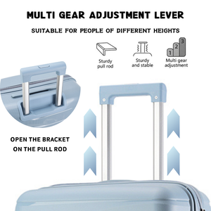 ชุดกระเป๋าเดินทางล้อลาก4ชิ้นทำจากโพลีเอสเตอร์เซตกระเป๋าเดินทางทันสมัยน้ำหนักเบา PP - Product Image 4