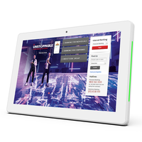 Tablette PC Android 8.1 10 pouces 11 POE, montée au mur, pour la réservation de salles de réunion, avec barre lumineuse LED, 4G en option