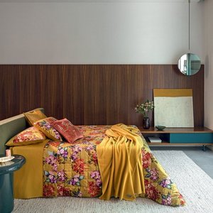 Chất lượng cao ý Terre d'ocra Vua Kích thước Duvet cover <span class=keywords><strong>Set</strong></span> 24-ocra màu sang trọng bộ đồ giường đặt - Product Image 2