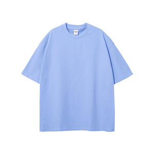 เสื้อยืดคอตตอน 100% หนัก 275gsm คุณภาพดีสำหรับผู้ชาย ทรงโอเวอร์ไซส์ ไหล่ตก แบบเรียบ ไม่มีลาย ขายส่ง - Product Image 6