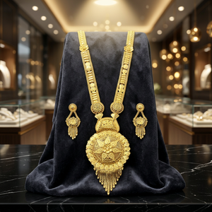 Collares Largos de Micro Oro de 14K, 18K y 24K al por Mayor, Diseño Tradicional de Joyería Larga, Conjunto de Joyería de Moda Chapada en Oro de Latón. - Product Image 2