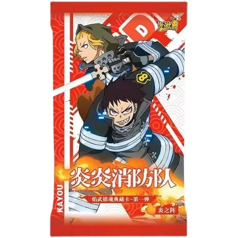 KAYOU Fire Force Cards Toys Rare New Models Flame Wu Town Soul Collection Card LGR Comics Around The Full Set Paper Hobby Gifts