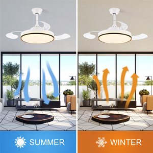 Ventiladores De Techo De <span class=keywords><strong>Aspas</strong></span> Plegables Ventilador De Techo Invisible Retráctil De 42 Pulgadas Para Niños Con Luz Para Habitación De Niños - Product Image 6
