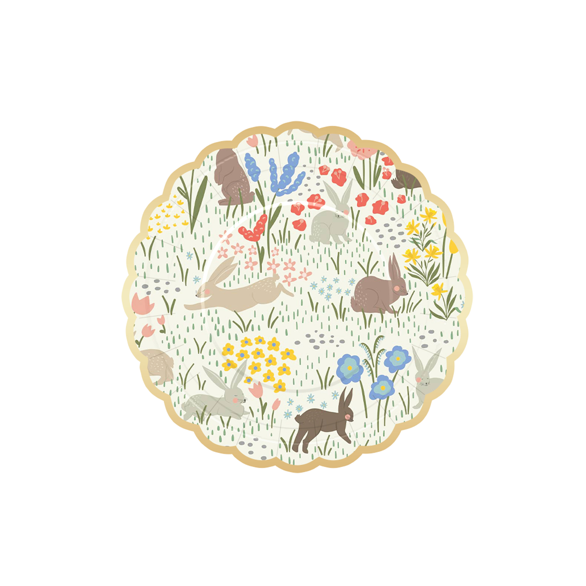 Assiette en carton 7 pouces * 8 pièces