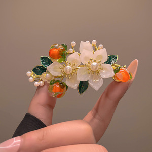 Tornante da donna stile antico stile cachi e perla nuova alla moda e Best-seller in stile cachi in stile cinese - Product Image 3