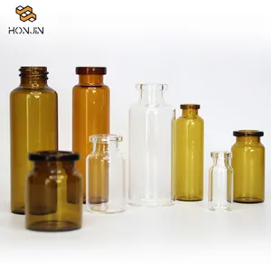 Glass bottle 2ml 10ml 12ml 6g 3ml 0.1oz 5ml 50mg 3G 2G 4ml Glass Vial For Medicine