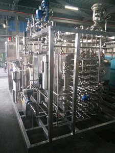 SUS 304 liên tục nhỏ thanh trùng máy trái cây dán puree thanh trùng chai nước trái cây mứt thanh trùng máy để bán - Product Image 3