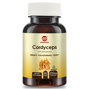 GANOHERB OEM al por mayor Cordyceps Militaris extracto en polvo cápsulas para <span class=keywords><strong>vegetarianos</strong></span> prueba UV certificado GMP - Product Image 1