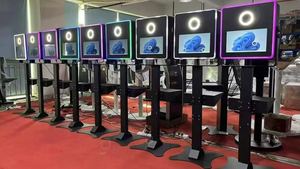 Cabina de Fotos con Espejo, Fotomatón con Espejo, Cabina de Fotos con <span class=keywords><strong>Photoshop</strong></span>, Accesorios para Selfies de Boda, Estuche de Transporte - Product Image 5